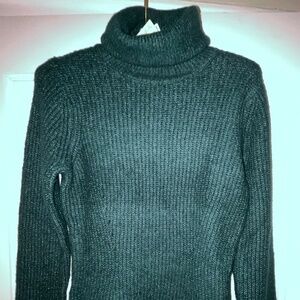 NWT Mango Forest Green Turtleneck size S